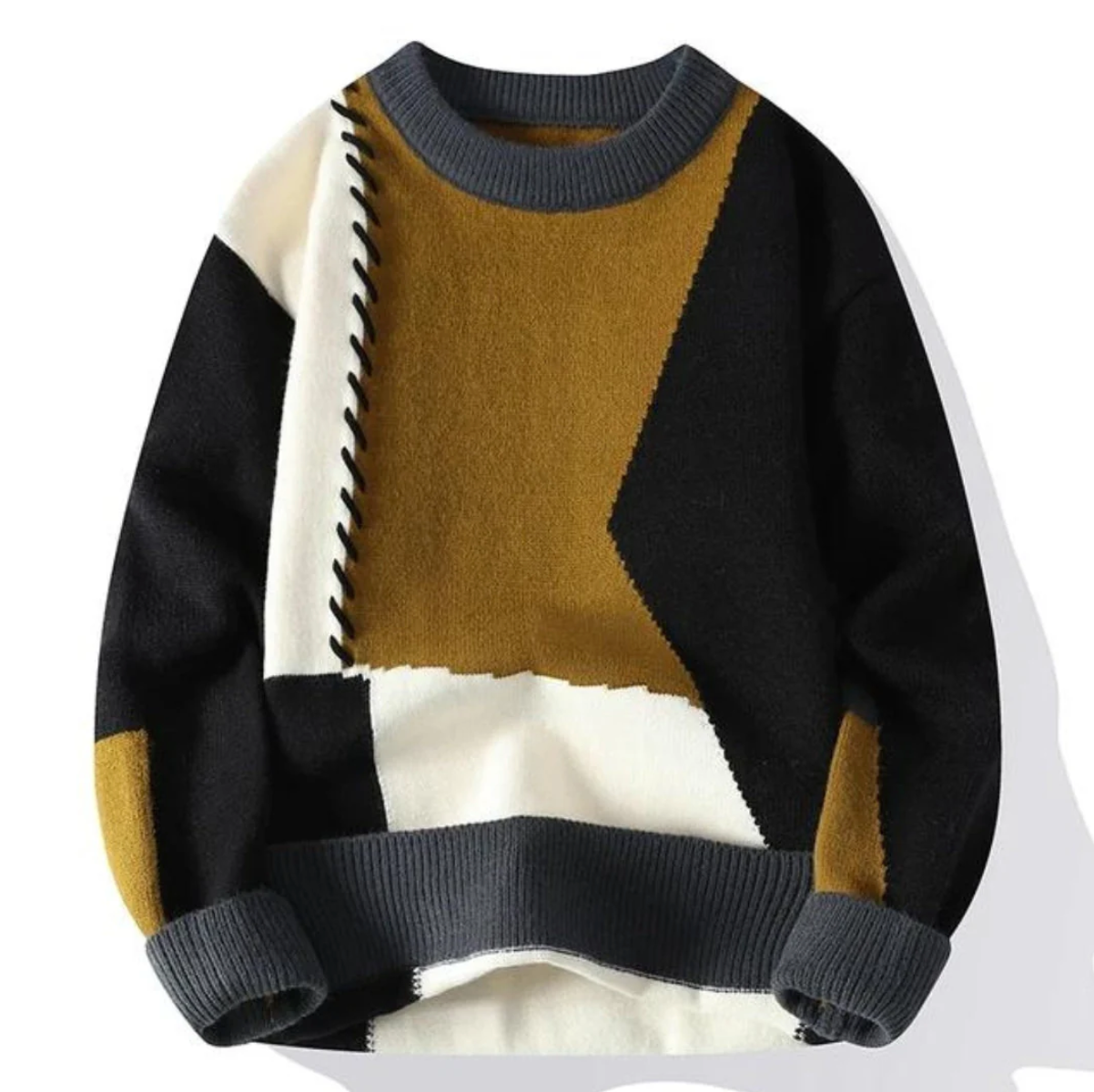 LURINO | PATCHWORK STRIKTRØJE