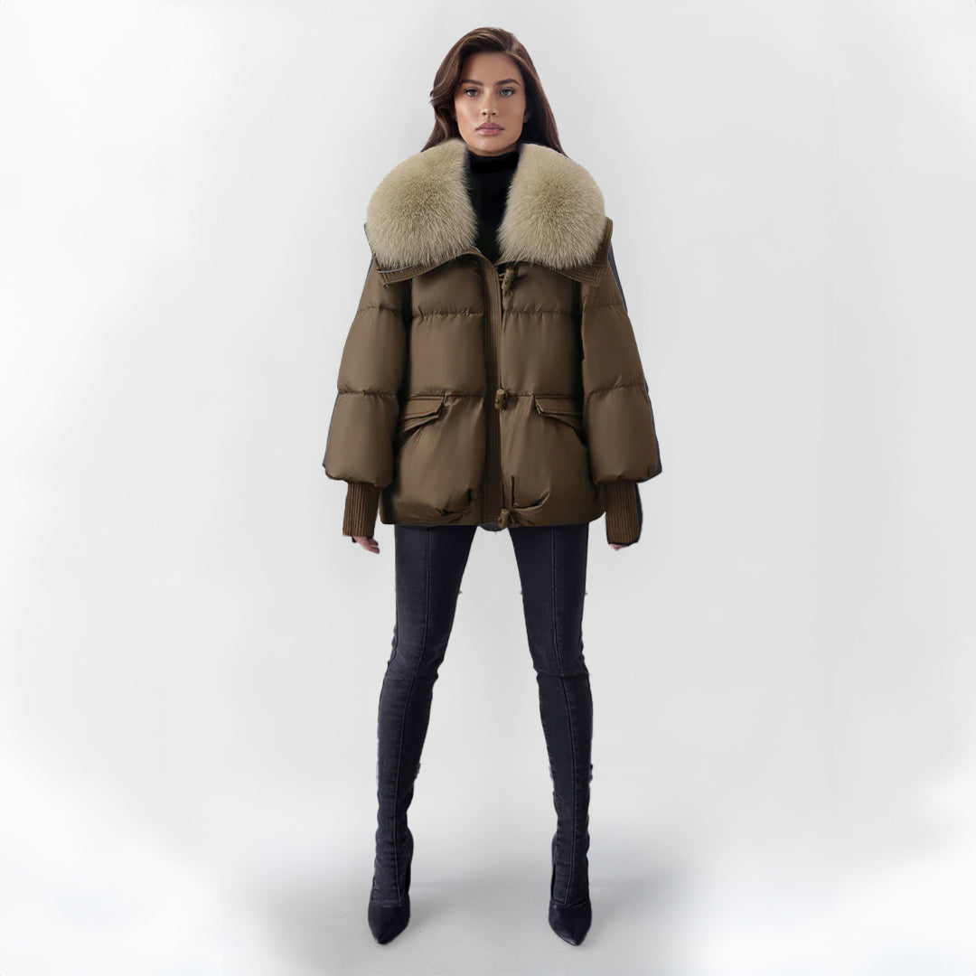 Hanne - Den stilfulde faux fur-jakke