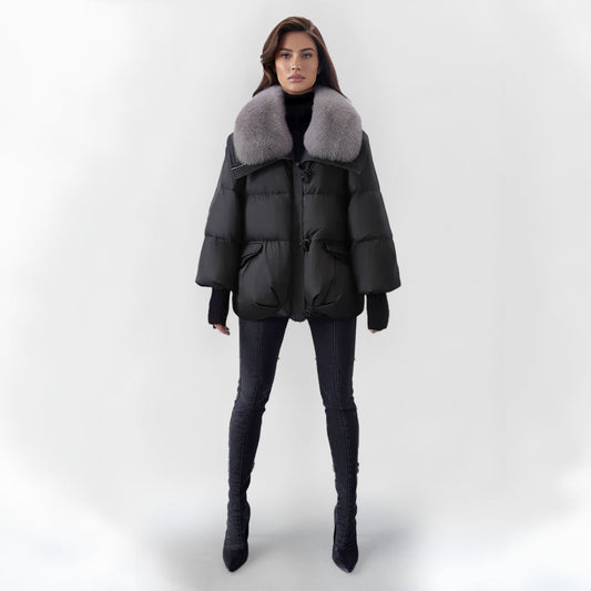 Hanne - Den stilfulde faux fur-jakke