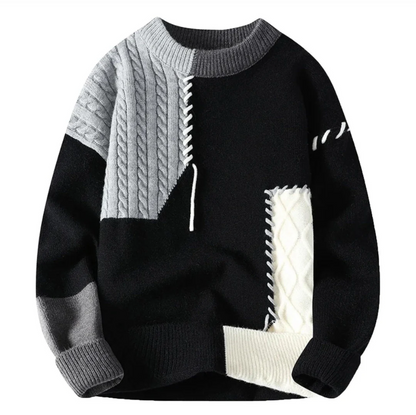 LURINO | PATCHWORK STRIKTRØJE